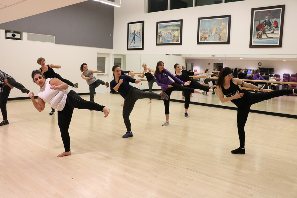 fitness class kicks