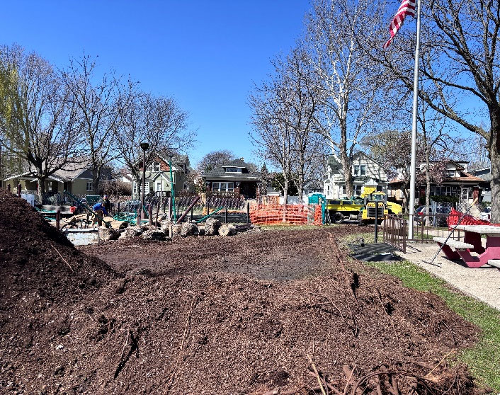 andersen playground demolition