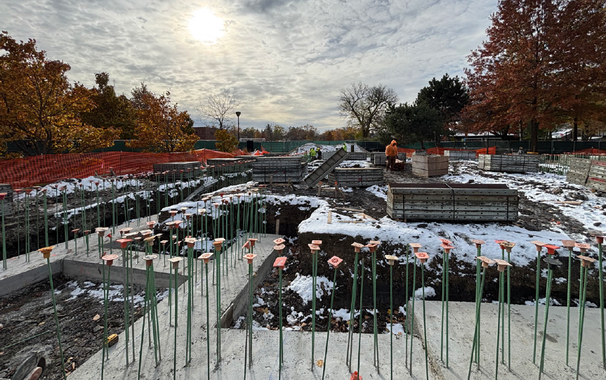 concrete foundation wall work