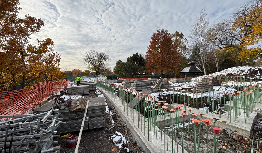 concrete foundation wall work