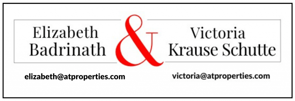 @properties logo displaying elizabeth badrinath and victoria krause schutte's names